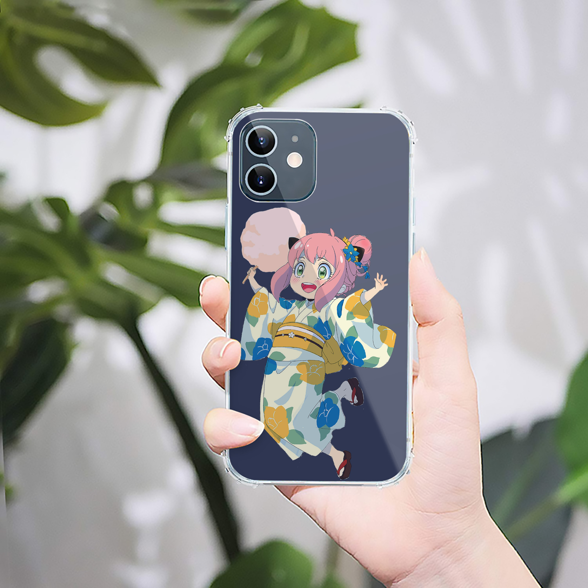 （画像用） SPY×FAMILY间谍家家酒 【iPhone 12シリーズ対応】透明スマホケース（クリアソフトケース）